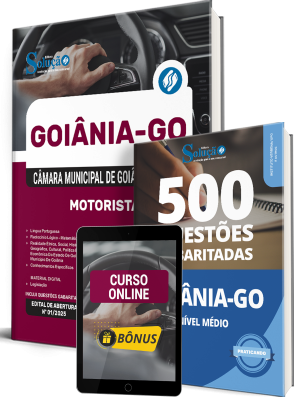 Combo Câmara de Goiânia - GO 2026 - Motorista