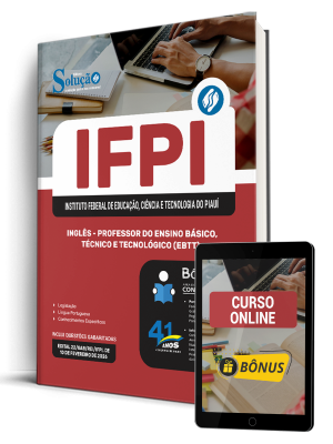 Apostila IFPI 2026 - Professor do Ensino Básico, Técnico e Tecnológico (EBTT) - Inglês
