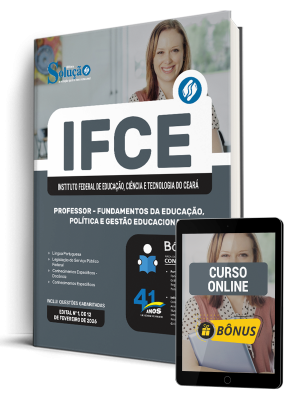 Apostila IFCE 2026 - Professor - Fundamentos da Educação, Política e Gestão Educacional