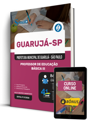 Apostila Prefeitura de Guarujá - SP 2026 - Professor de Educação Básica III