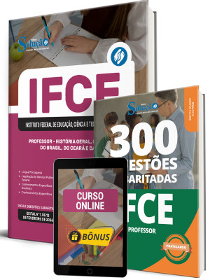 Combo IFCE 2026 - Professor - História Geral, da América, do Brasil, do Ceará e da Arte