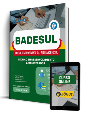 Apostila BADESUL 2026 - Técnico em Desenvolvimento - Administrador