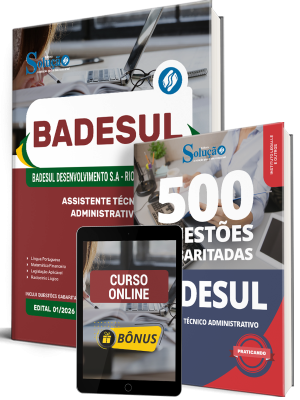 Combo BADESUL 2026 - Assistente Técnico Administrativo