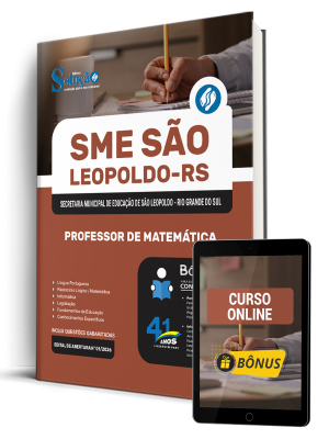 Apostila Prefeitura de São Leopoldo - RS 2026 - Professor de Matemática