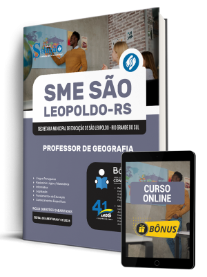 Apostila Prefeitura de São Leopoldo - RS 2026 - Professor de Geografia
