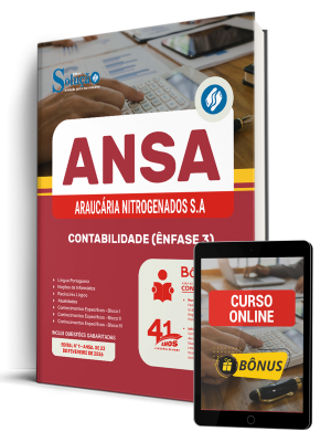 Apostila ANSA 2026 - Ênfase 3: Contabilidade