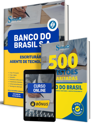 Combo Banco do Brasil 2026 - Escriturário - Agente de Tecnologia (TI)