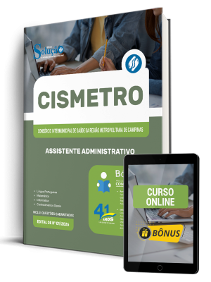 Apostila CISMETRO 2026 - Assistente Administrativo