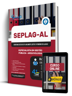 Apostila SEPLAG-AL 2026 - Especialista em Gestão Pública - Especialidade: Arquivologia