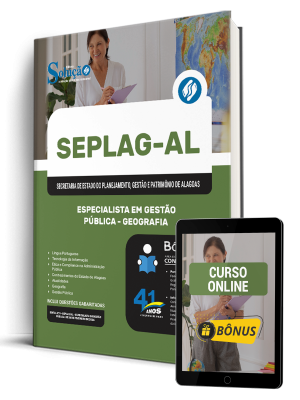 Apostila SEPLAG-AL 2026 - Especialista em Gestão Pública - Especialidade: Geografia
