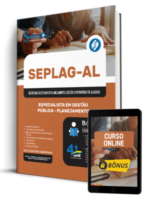 Apostila SEPLAG-AL 2026 - Especialista em Gestão Pública - Especialidade: Planejamento