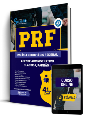 Apostila PRF 2026 - Agente Administrativo - Classe A, Padrão I