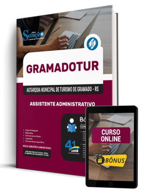 Apostila GRAMADOTUR 2026 - Assistente Administrativo
