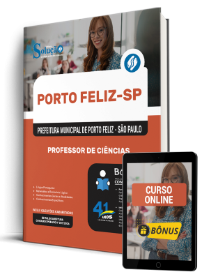 Apostila Prefeitura de Porto Feliz - SP 2026 - Professor de Ciências