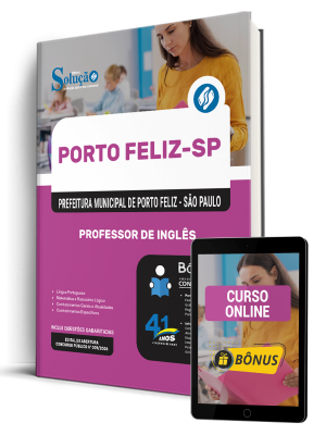 Apostila Prefeitura de Porto Feliz - SP 2026 - Professor de Inglês