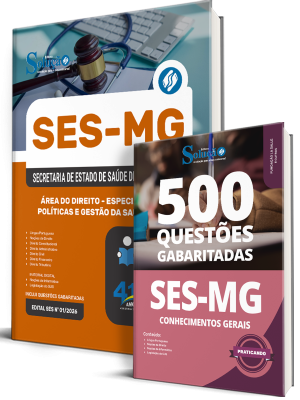 Combo SES-MG 2026 - Especialista em Políticas e Gestão da Saúde (EPGS) - Área do Direito