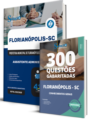 Combo Prefeitura de Florianópolis - SC 2026 - Assistente Administrativo