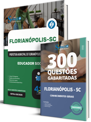 Combo Prefeitura de Florianópolis - SC 2026 - Educador Social
