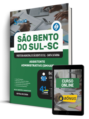 Apostila Prefeitura de São Bento do Sul-SC 2026 - Assistente Administrativo