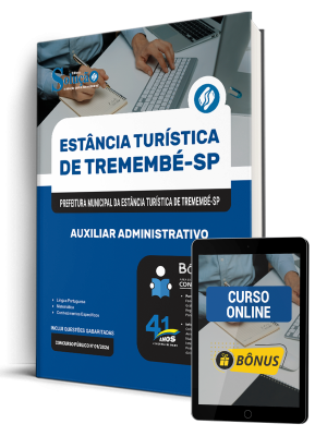 Apostila Prefeitura de Tremembé - SP 2026 - Auxiliar Administrativo