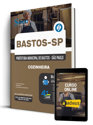 Apostila Prefeitura de Bastos - SP 2026 - Cozinheira