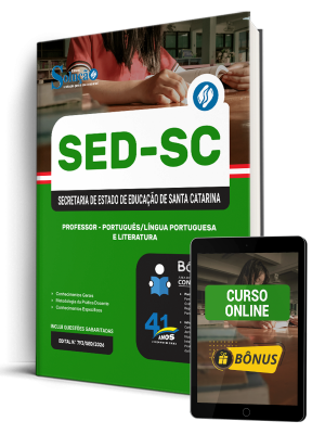 Apostila SED-SC 2026 - Professor - Língua Portuguesa e Literatura