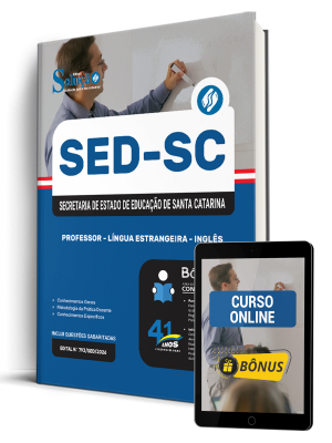 Apostila SED-SC 2026 - Professor - Língua Estrangeira - Inglês