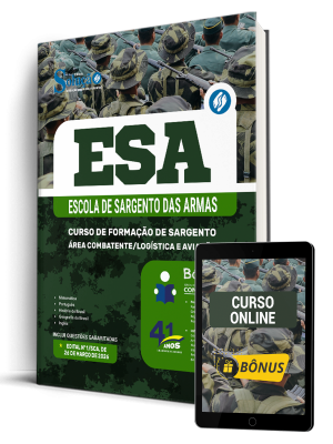 Apostila ESA 2026 - Sargento - Área: Combatente/Logística e Aviação