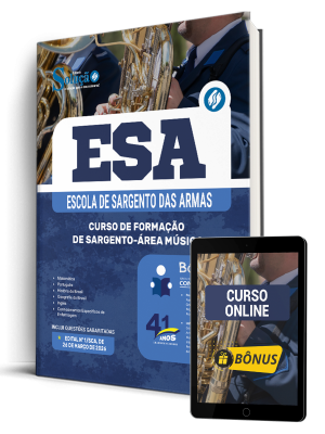 Apostila ESA 2026 - Curso de Formação de Sargento - Área: Músico