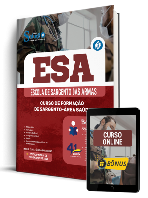 Apostila ESA 2026 - Curso de Formação de Sargento - Área: Saúde