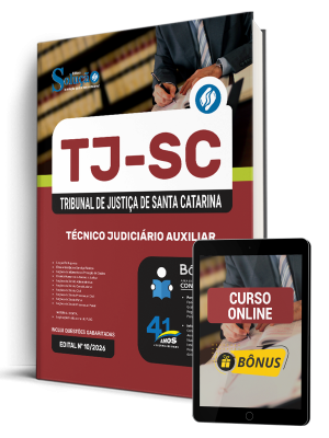 Apostila TJ-SC 2026 - Técnico Judiciário Auxiliar