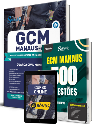Combo Prefeitura de Manaus - AM 2026 - Guarda Municipal