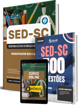 Combo SED-SC 2026 - Orientador Educacional