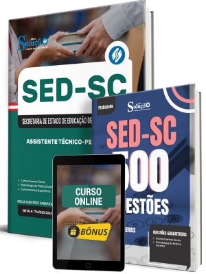 Combo SED-SC 2026 - Assistente Técnico-Pedagógico
