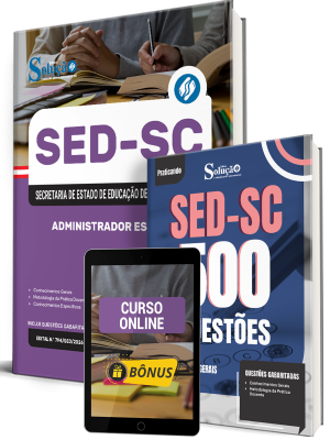Combo SED-SC 2026 - Administrador Escolar