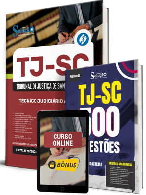 Combo TJ-SC 2026 - Técnico Judiciário Auxiliar
