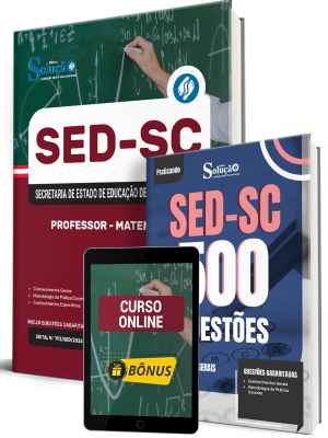 Combo SED-SC 2026 - Professor - Matemática