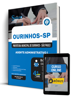 Apostila Prefeitura de Ourinhos - SP 2026 - Agente Administrativo I