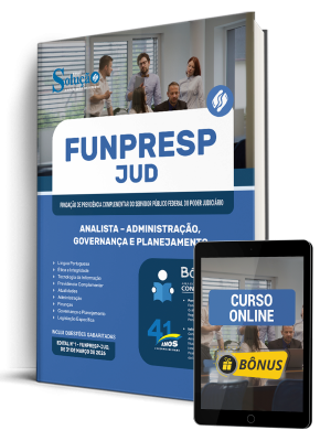 Apostila FUNPRESP-JUD 2026 - Analista - Administrativo, Governança e Planejamento