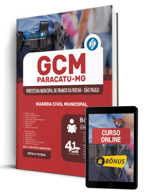 Apostila Prefeitura de Paracatu - MG 2026 - Guarda Civil Municipal