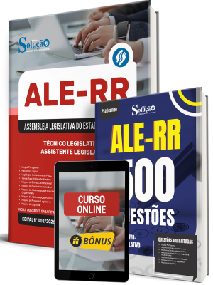 Combo ALE-RR 2026 - Técnico Legislativo - Assistente Legislativo