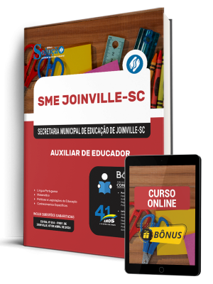 Apostila SME Joinville-SC 2026 - Auxiliar de Educador