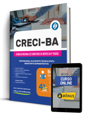 Apostila CRECI-BA 2026 - Profissional de Suporte Técnico (PST) - Assistente Administrativo