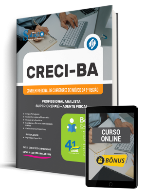 Apostila CRECI-BA 2026 - Profissional Analista Superior (PAS) - Agente Fiscal
