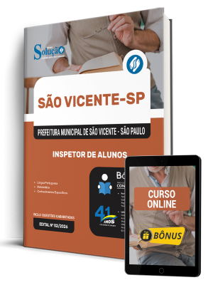 Apostila Prefeitura de São Vicente - SP 2026 - Inspetor de Alunos
