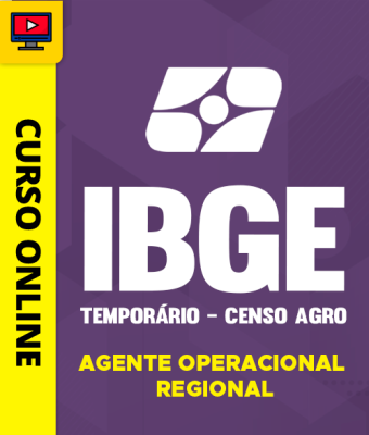 Curso IBGE - Temporário 2026 - Censo Agro - Agente Operacional Regional