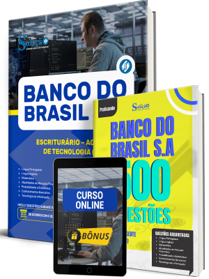 Combo Banco do Brasil 2026 - Escriturário - Agente de Tecnologia (TI)