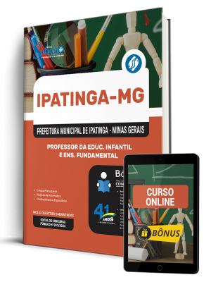 Apostila Prefeitura de Ipatinga - MG 2026 - Professor da Educação Infantil e Ensino Fundamental