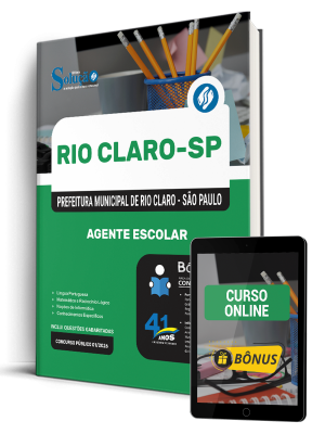 Apostila Prefeitura de Rio Claro - SP 2026 - Agente Escolar