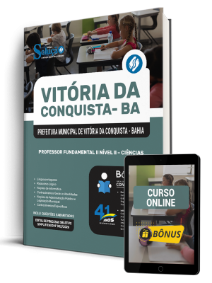 Apostila Prefeitura de Vitória da Conquista - BA 2026 - Professor Fundamental II Nível II - Ciências